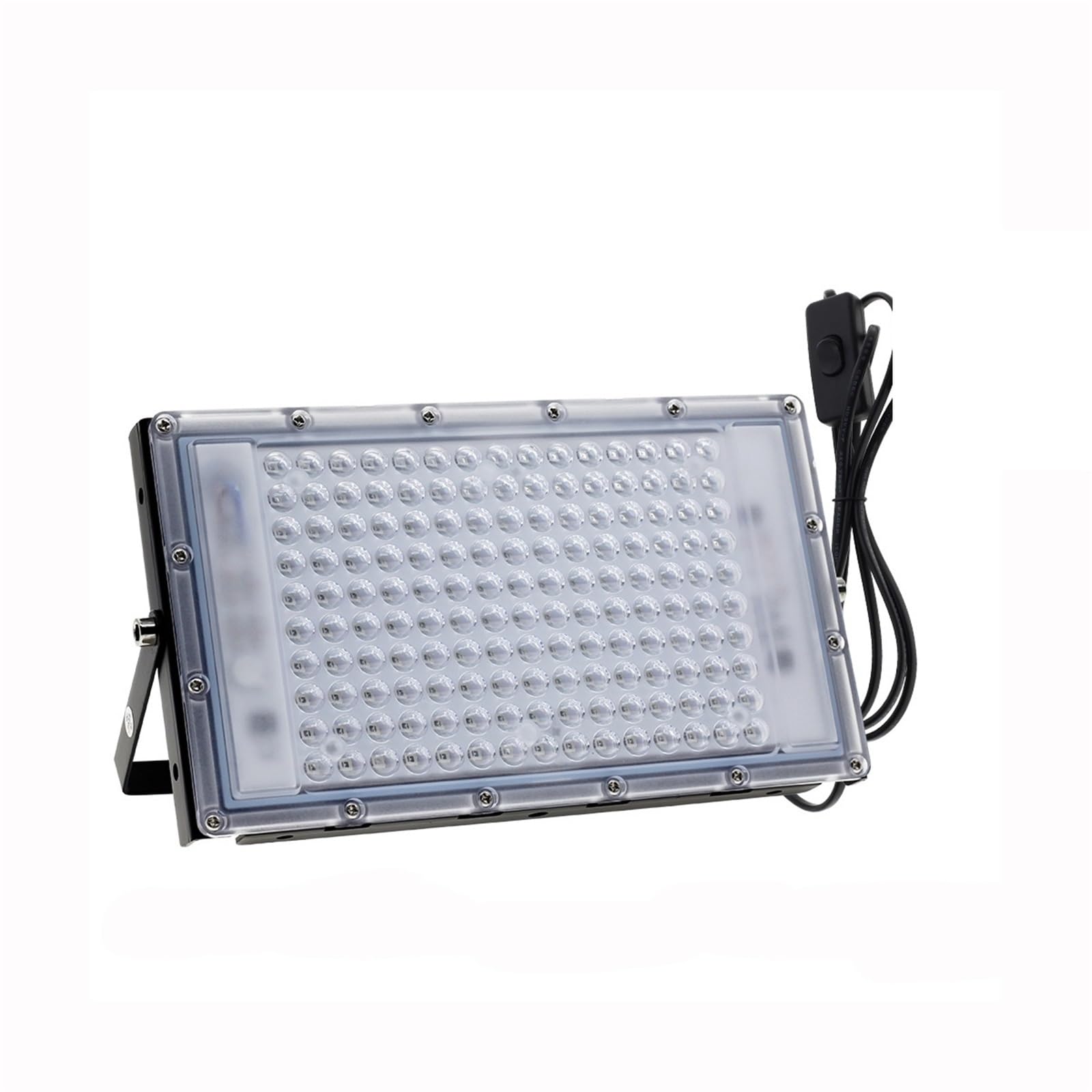 Faro LED da Esterno 50W/100W UV 395nm Lampada di polimerizzazione Fluorescente Luce per Feste Palcoscenico Teatro LED per Illuminazione, per Esterni, Magazzini, Strade (Potenza-100