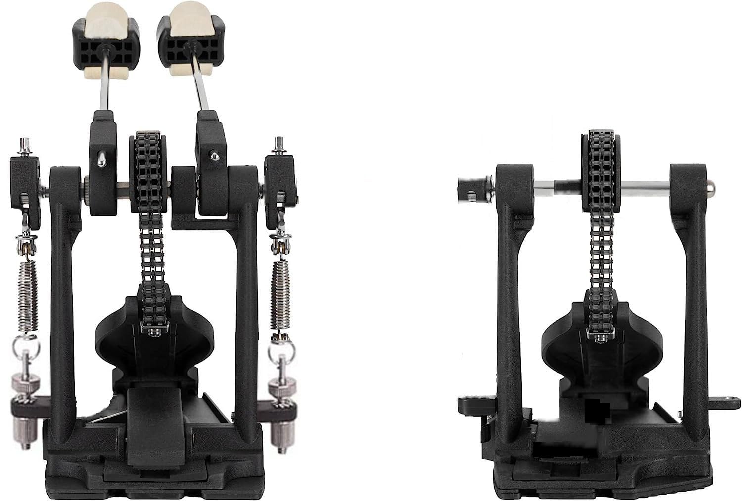 Pedal Duplo Para Bumbo Corrente Comado Sonata Db2000 4 Faces :  Amazon.com.br: Instrumentos Musicais