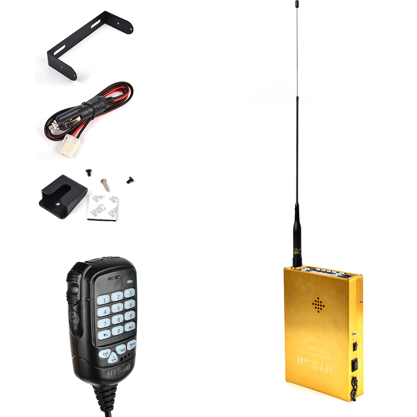 Buy HYS UHF VHF 10miles Long Range 2Meter 70cm Mobile Radio Ham