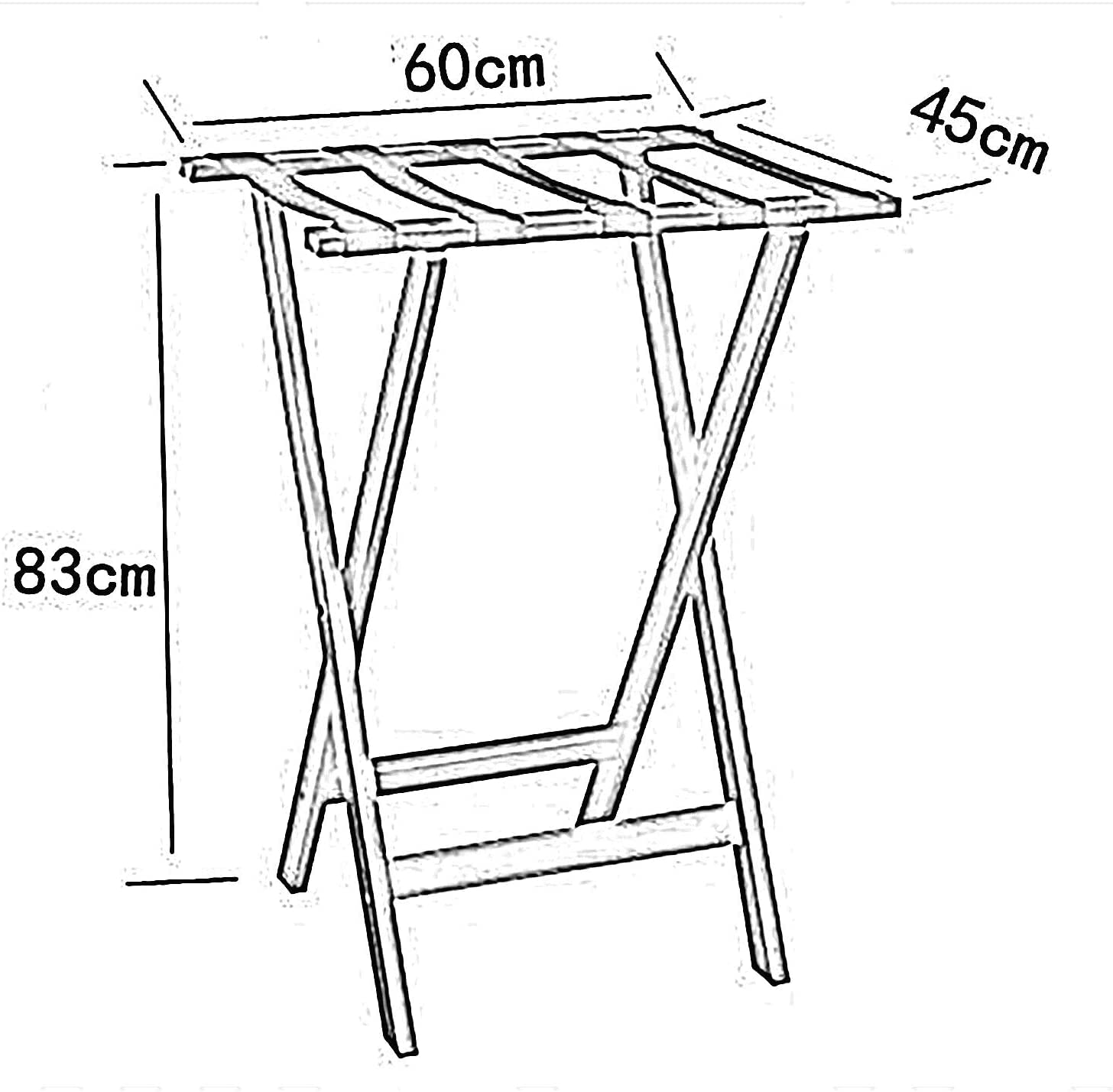 Portaequipajes para habitaciones de huéspedes, portaequipajes plegable para maletas, portaequipajes para hoteles, bastidores plegables de madera maciza, bastidores para paletas de restaurante,