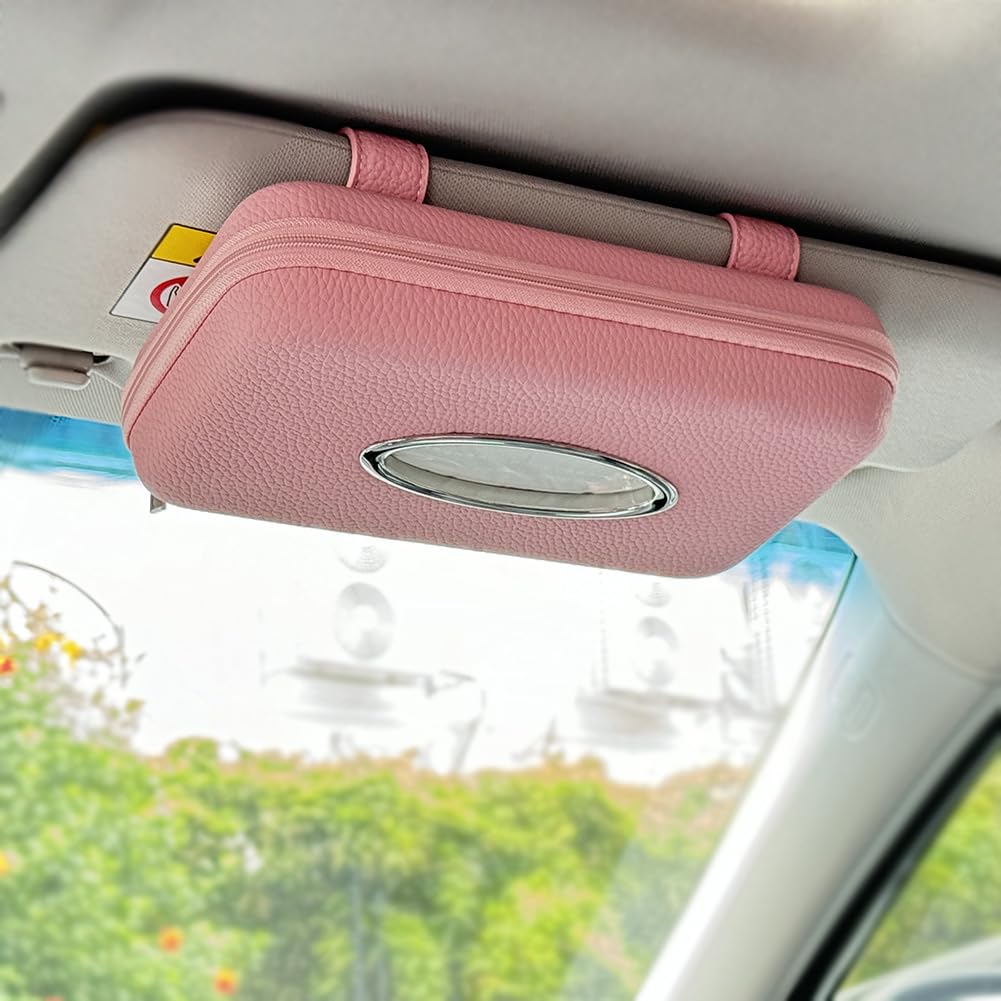 Cartisen Sun Visor Tissue Holder Pink