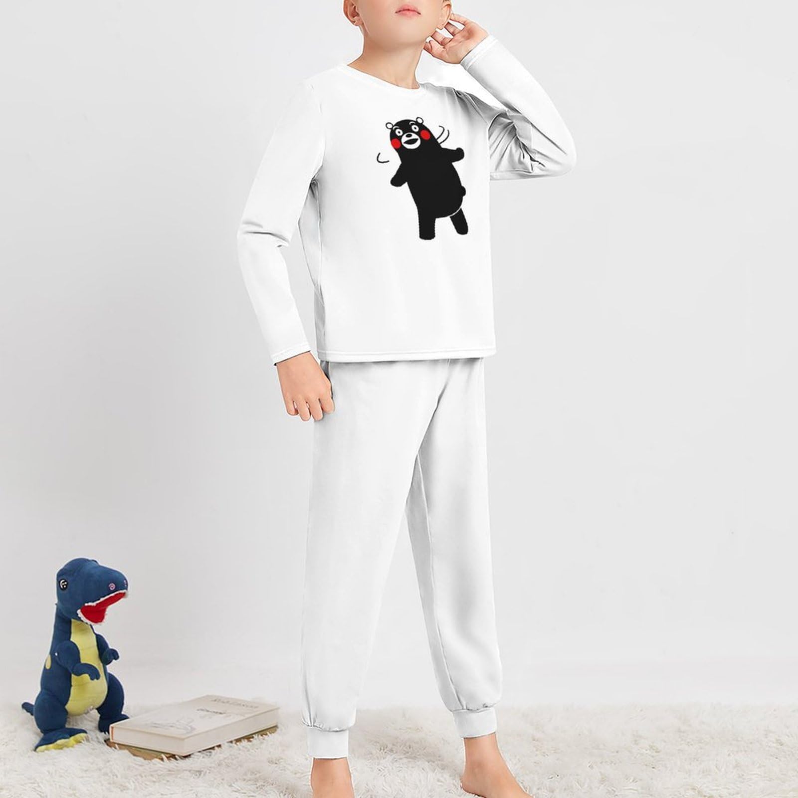 Amazon.co.jp: くまモン 子供用 パジャマセット 子供服 長袖 パジャマ