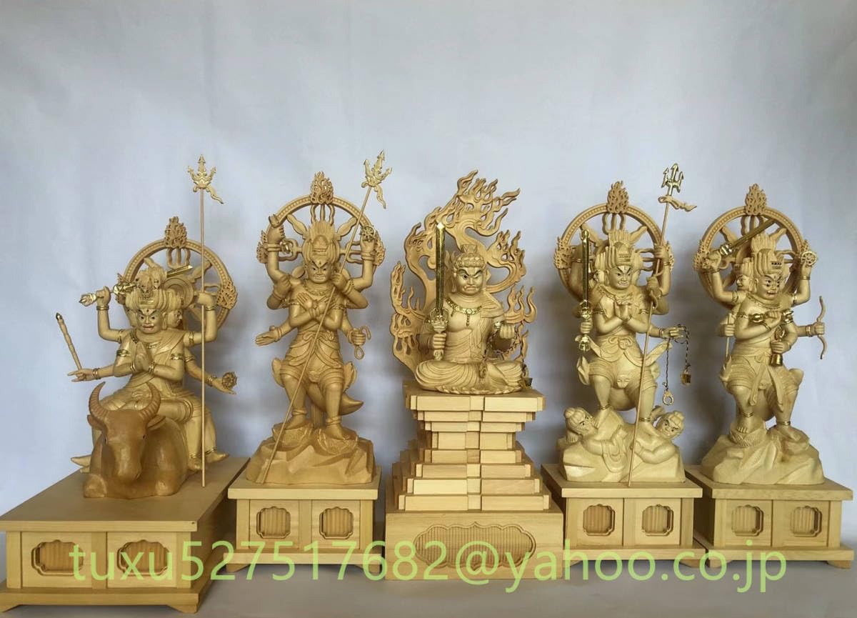 仏教工芸品 木彫仏教 精密彫刻 極上品 仏師で仕上げ品 文殊菩薩 普