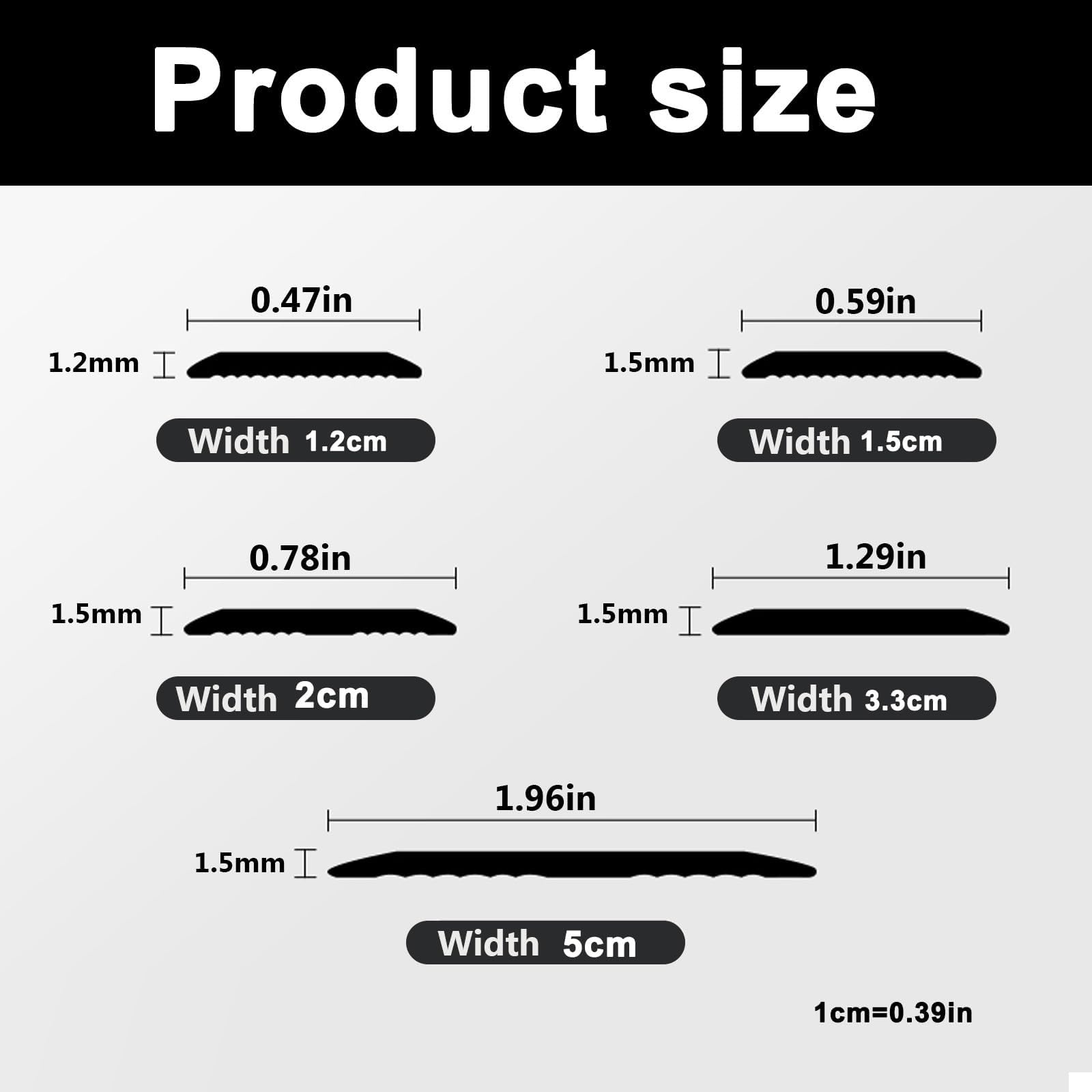 Striscia di Transizione per Pavimento in Alluminio, strisce autoadesive | Strisce di rivestimento per pavimenti in laminato, Adatta per Soglie, Rampe, Mattonelle(Gray,1.2cmx150cm)
