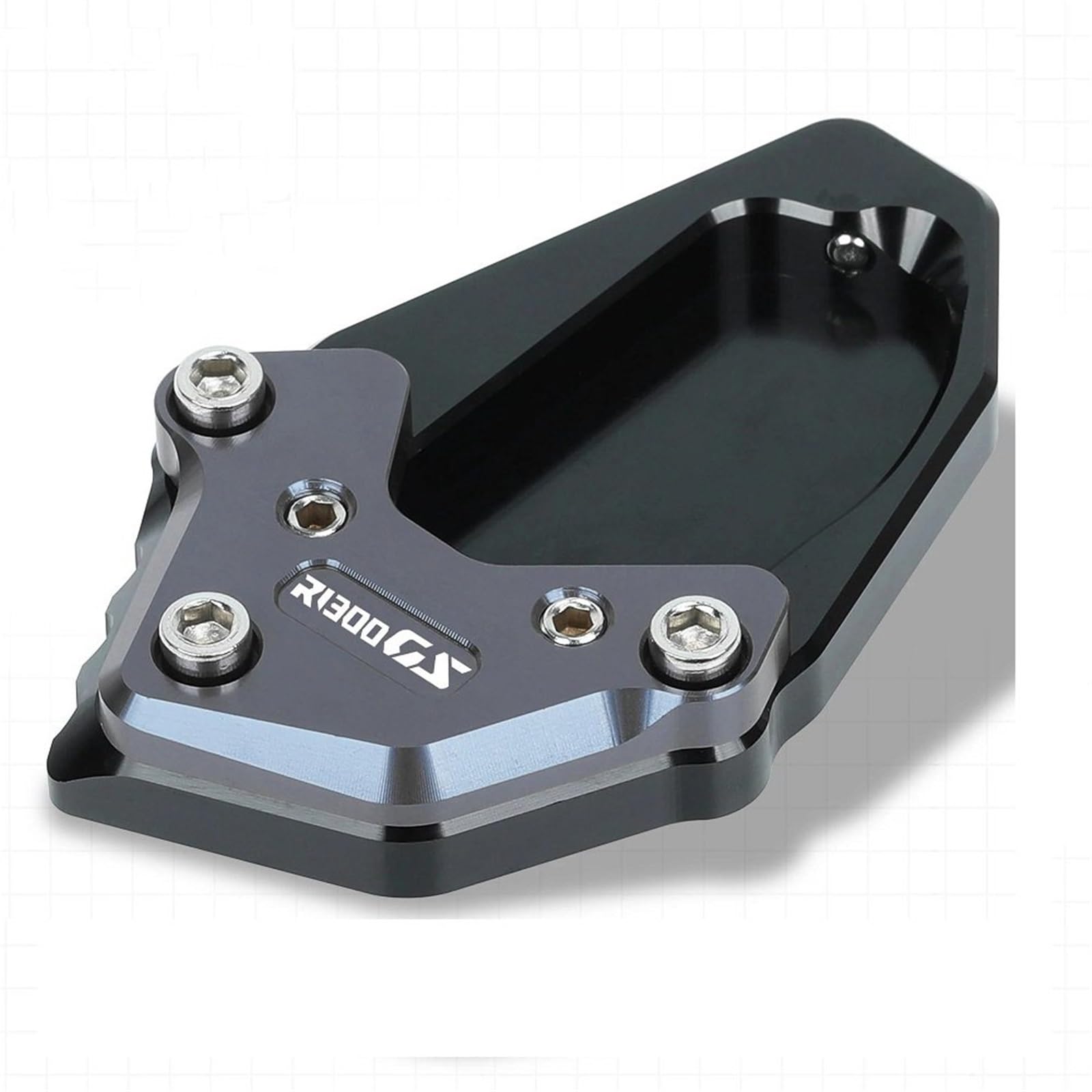 LYBH Motorcycle Kickstand Pad For BMW GS1300 R 1300 GS R1300GS ADV Adventure 2023 2024 Extension Kickstand Foot Pad Support Kickstand Enlarger(Titanium)