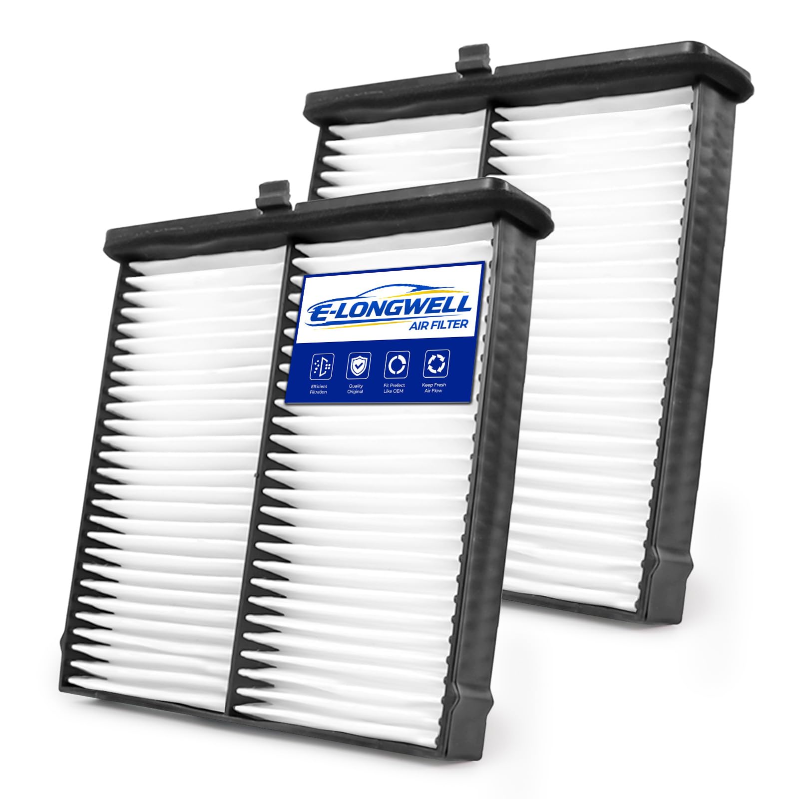 E-Longwell Cabin Air Filter w/Activated Carbon Fits 2019-2026