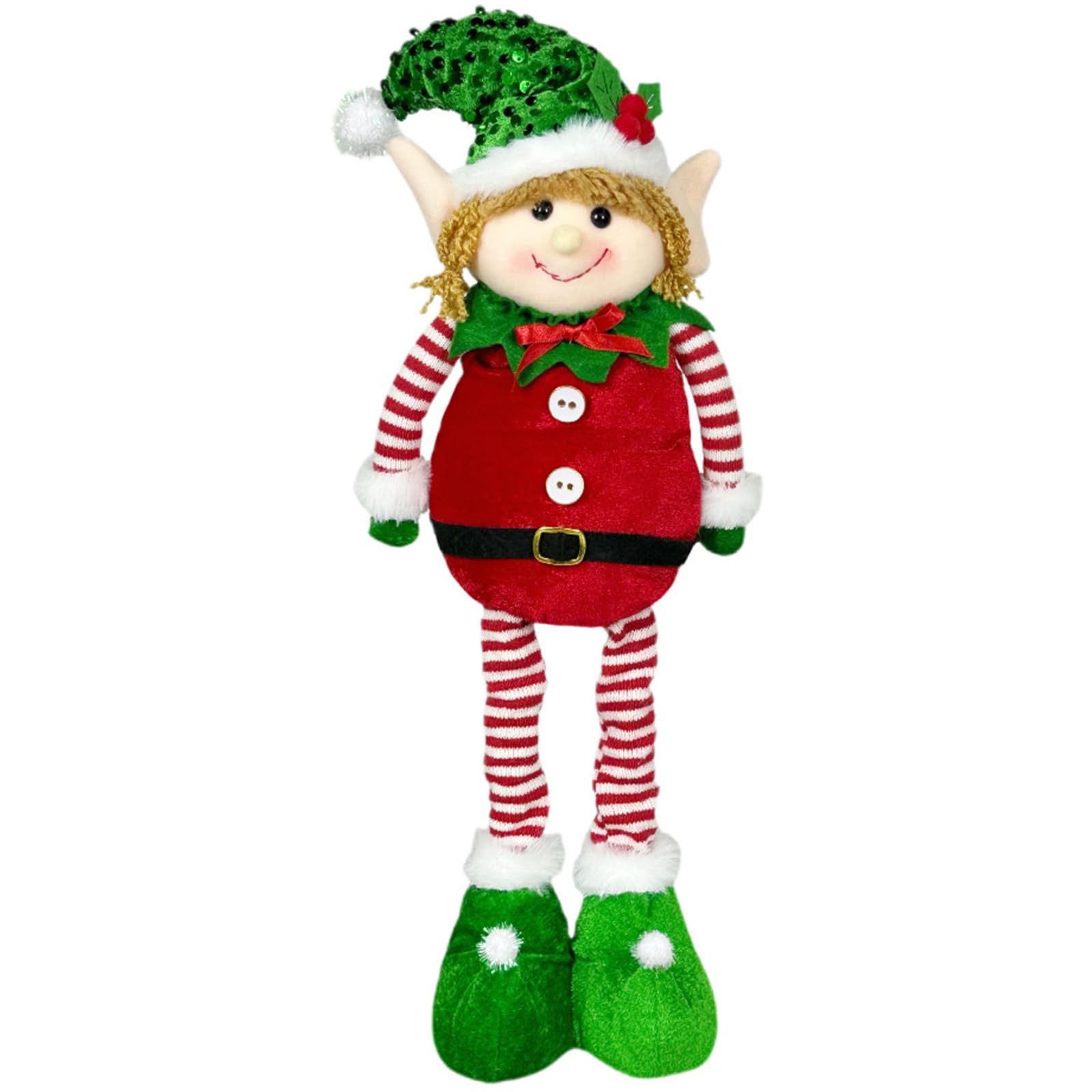 Buxuaaaa B Uxuaaaa Expandable Plush Figure Doll Christmas Decoration For Living Room Edroom Classroom Decoration Holiday Decorations Festival Stretchy Home Ornament