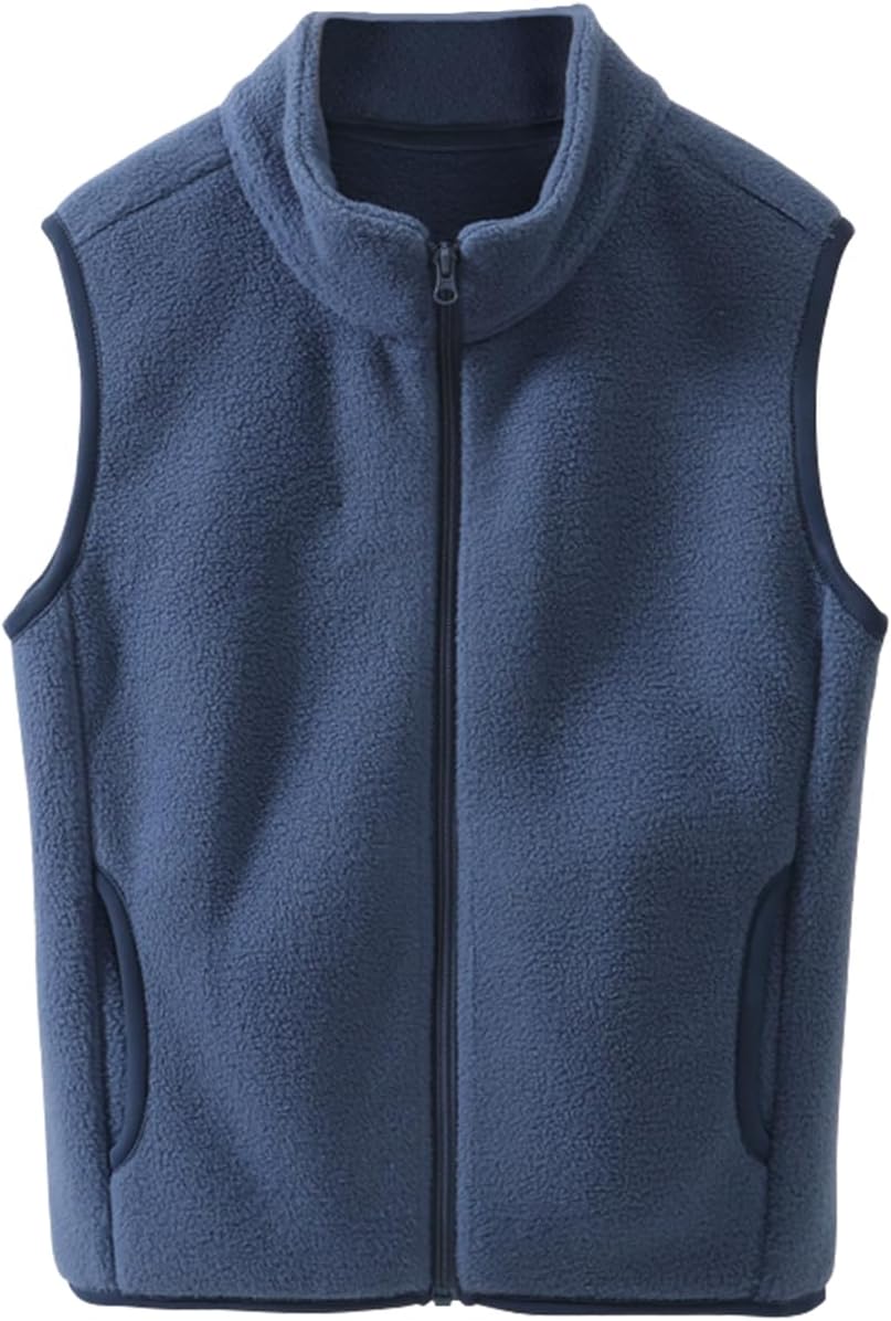 Kids Polar Fleece Vest Jacket Full-Zip Warm Sleeveless Lightweight Outwear 3-12Years Kids Polar Fleece Vest Jacket Full-Zip Warm Sleeveless Lightweight Outwear 3-12Years