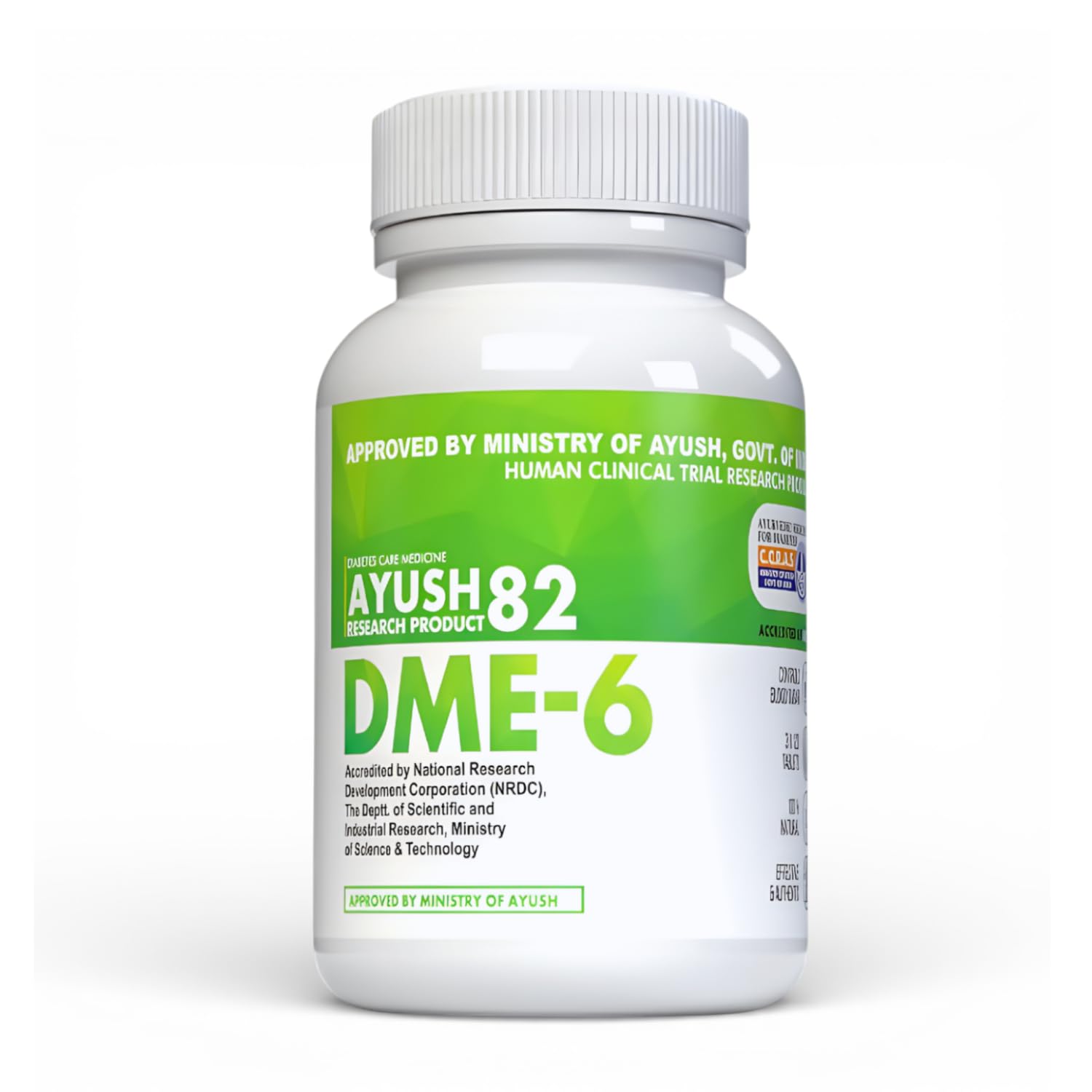 Ayush 82 DME 6, Ayurvedic Tablets, 120 Capsules, 1 Month Course