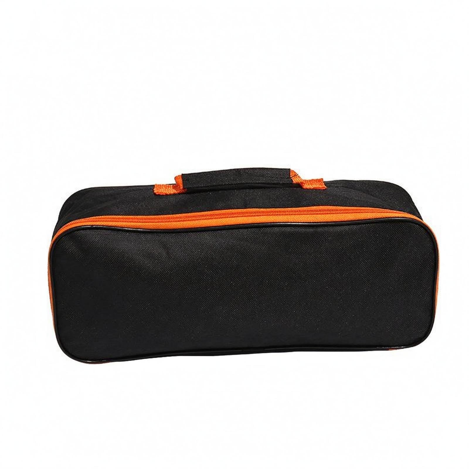 Vehicle Tool Bag Black Portable Storage Bag Orange Trim Work Accessories S Single Handle-image-21