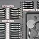 AISITESY 104 Trial Lens Set Optometrie Equipment Optical Trial Lens Set Case Free Trial Frame JS-104
