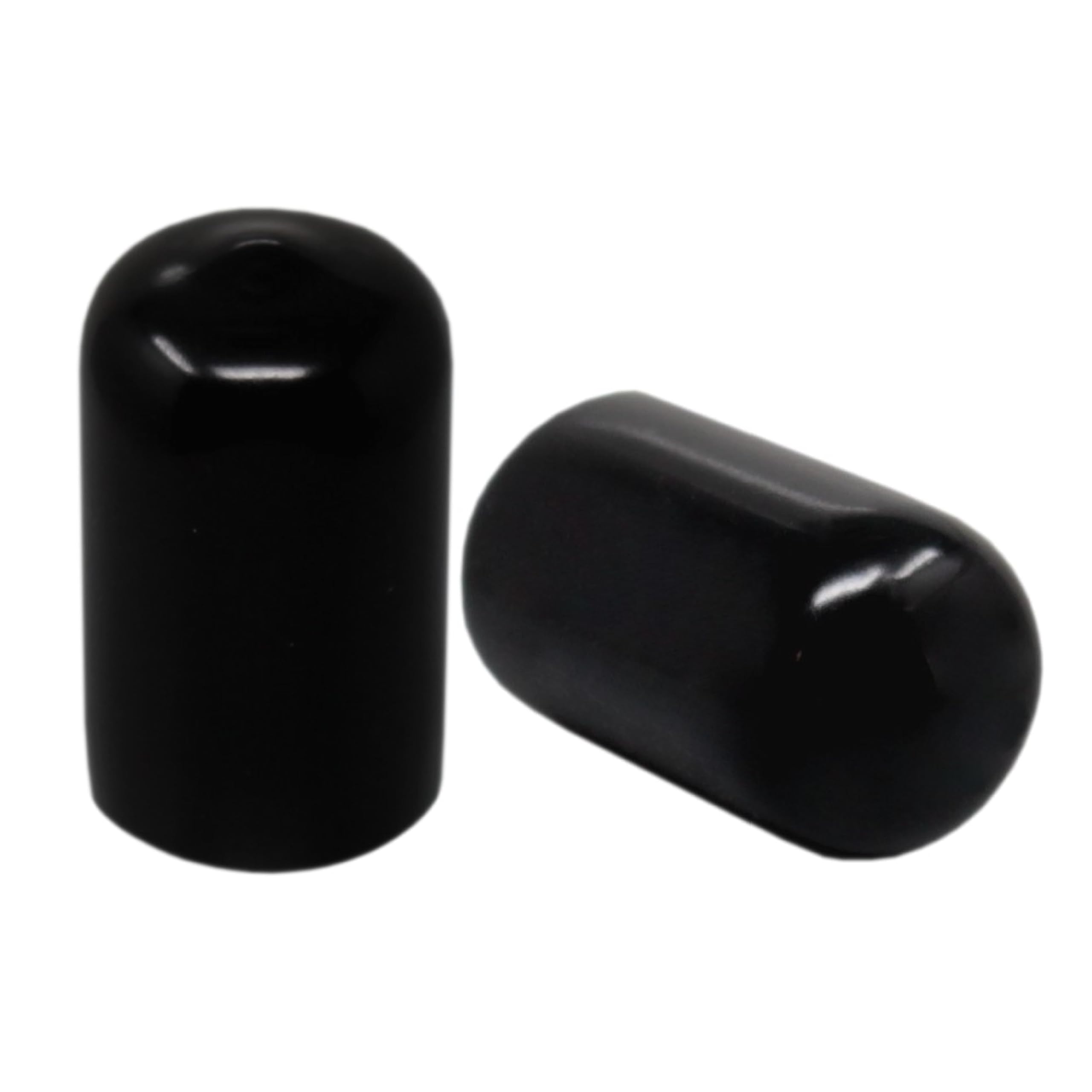 1/2-inch ID X 1-inch deep Black Vinyl End Cap (ET170-018, 2 pcs. included)