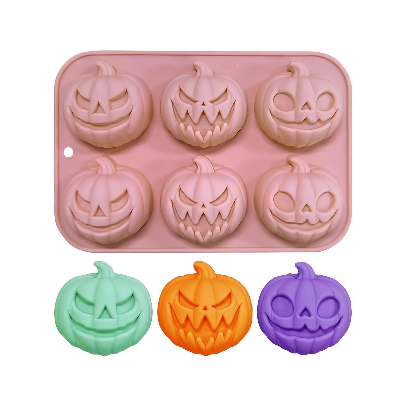 Stampo in Silicone Halloween 6 Cavità Riutilizzabile Flessibile