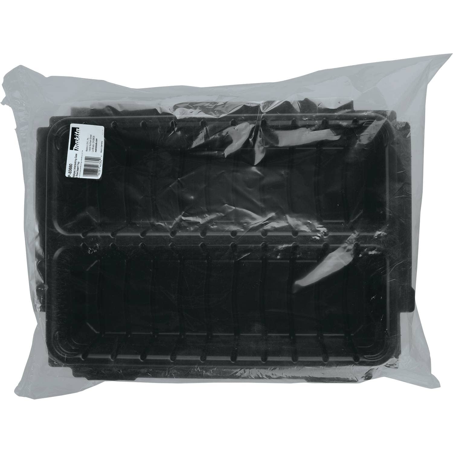 Module rangement à 2 compartiments avec diviseur pour coffret Makpac - MAKITA P-83680