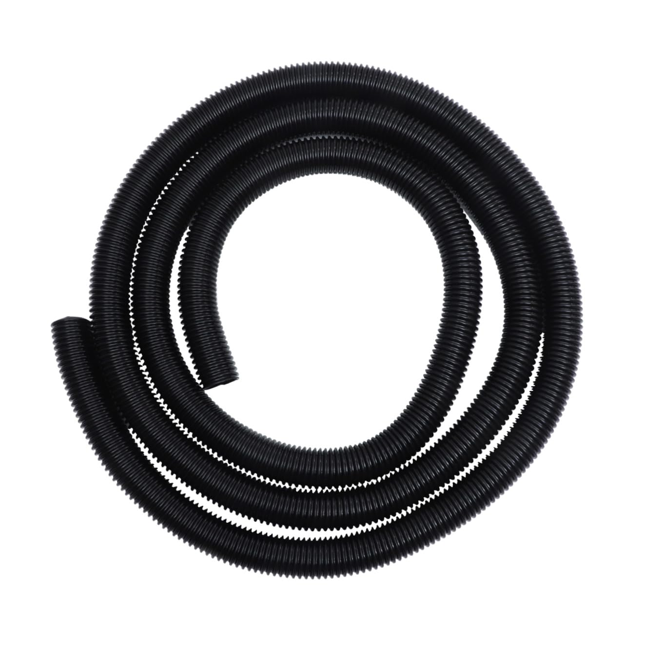 Staubsaugerschlauch 32mm aus Pvc Schwarz Robust und Verstopfungsarm Verlängerung für Staubsauger in Gästehäusern und Waschstraßen