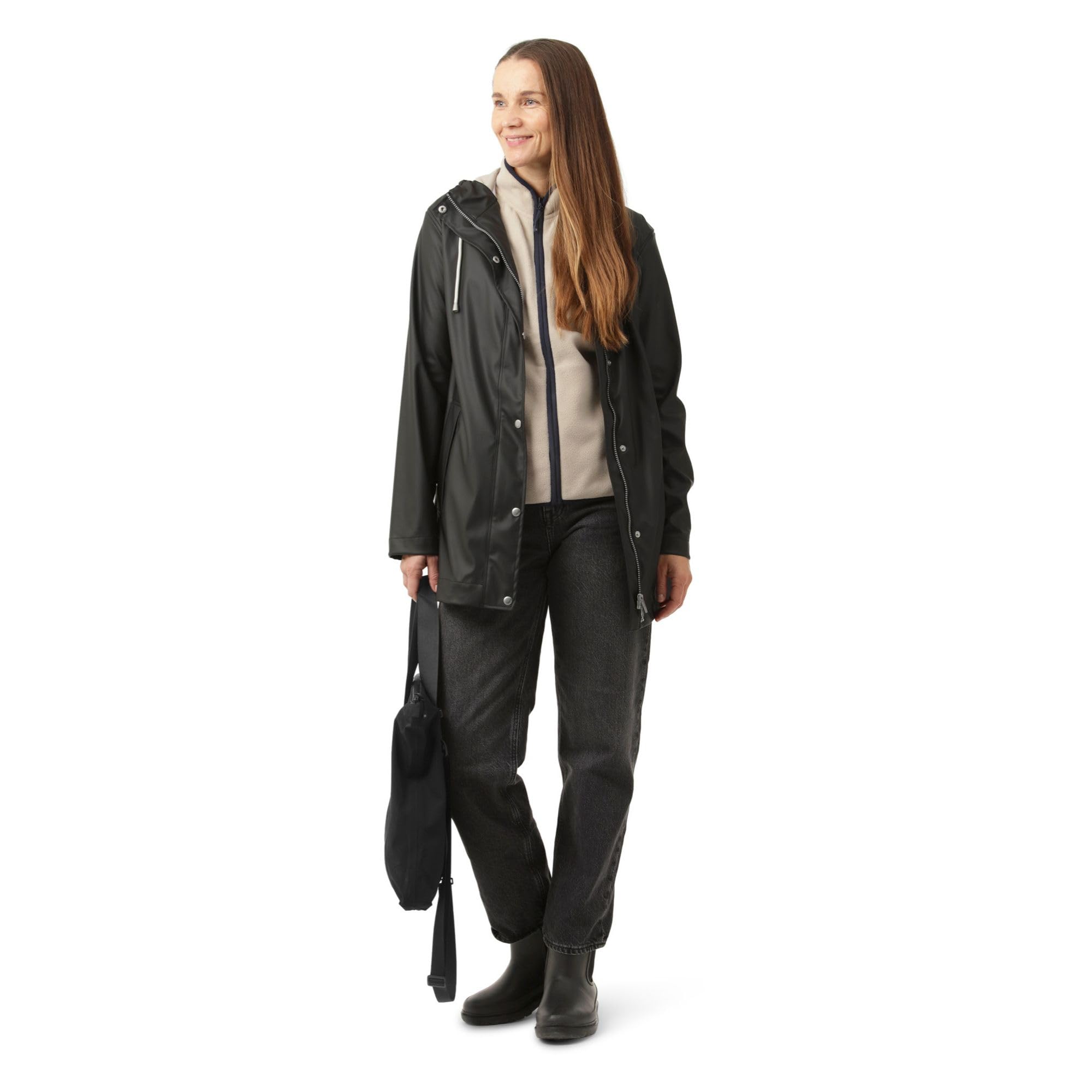 Ilse Jacobsen HORNBAEK Women's Rain228FR Raincoat, Black Beauty, 40