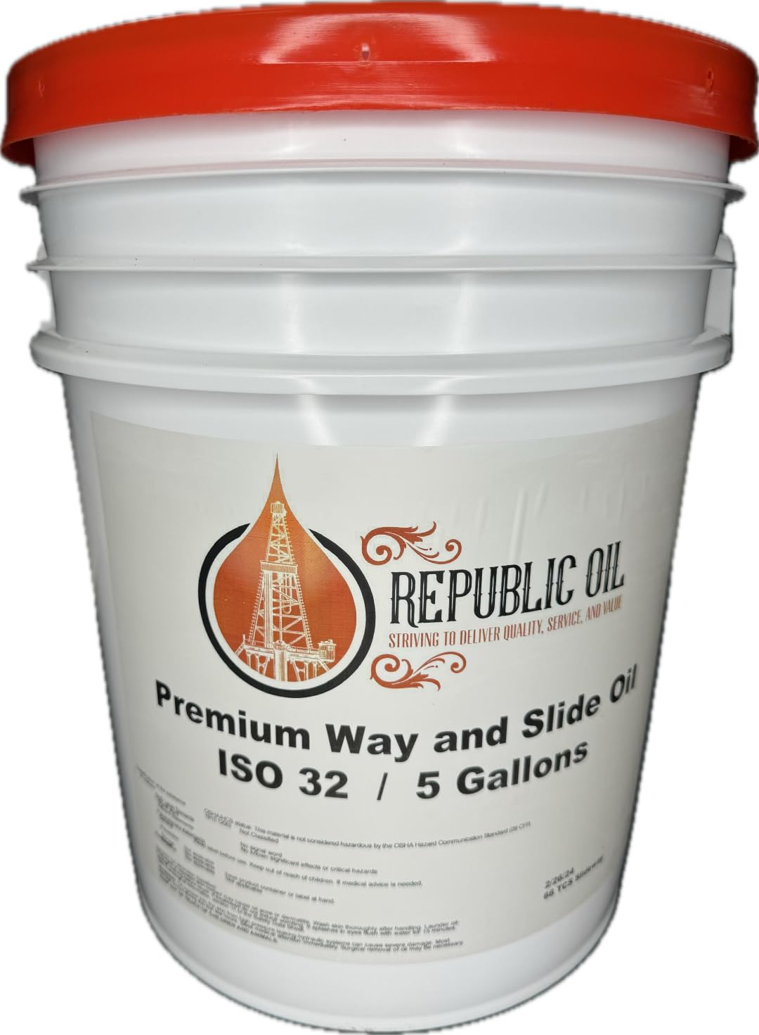 Generic Republic Oil ISO 32 Premium Way Oil 5 Gallons | Vatra 1 Replacement | Way and Slide Oil | Machine Tools | lathes | planers | Shapers | Drilling Machines | Milling Machines | Screw Machines