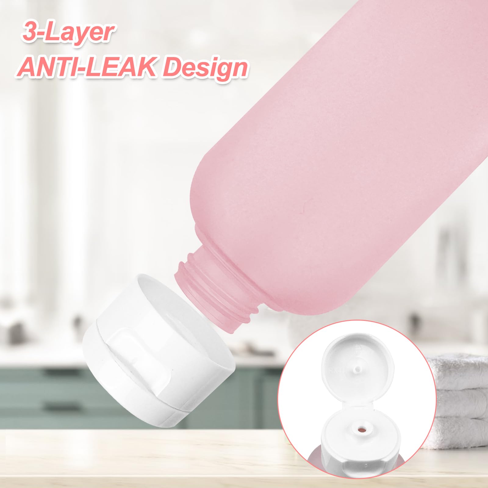 Newpop 11 sztuki Zestaw butelek podróżnych