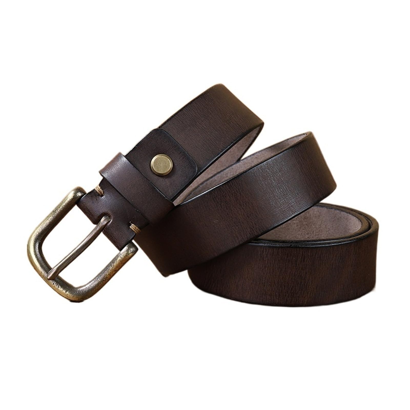 Amazon.com: ROROR Quality Genuine Leather Belt for Men  display picture 2
