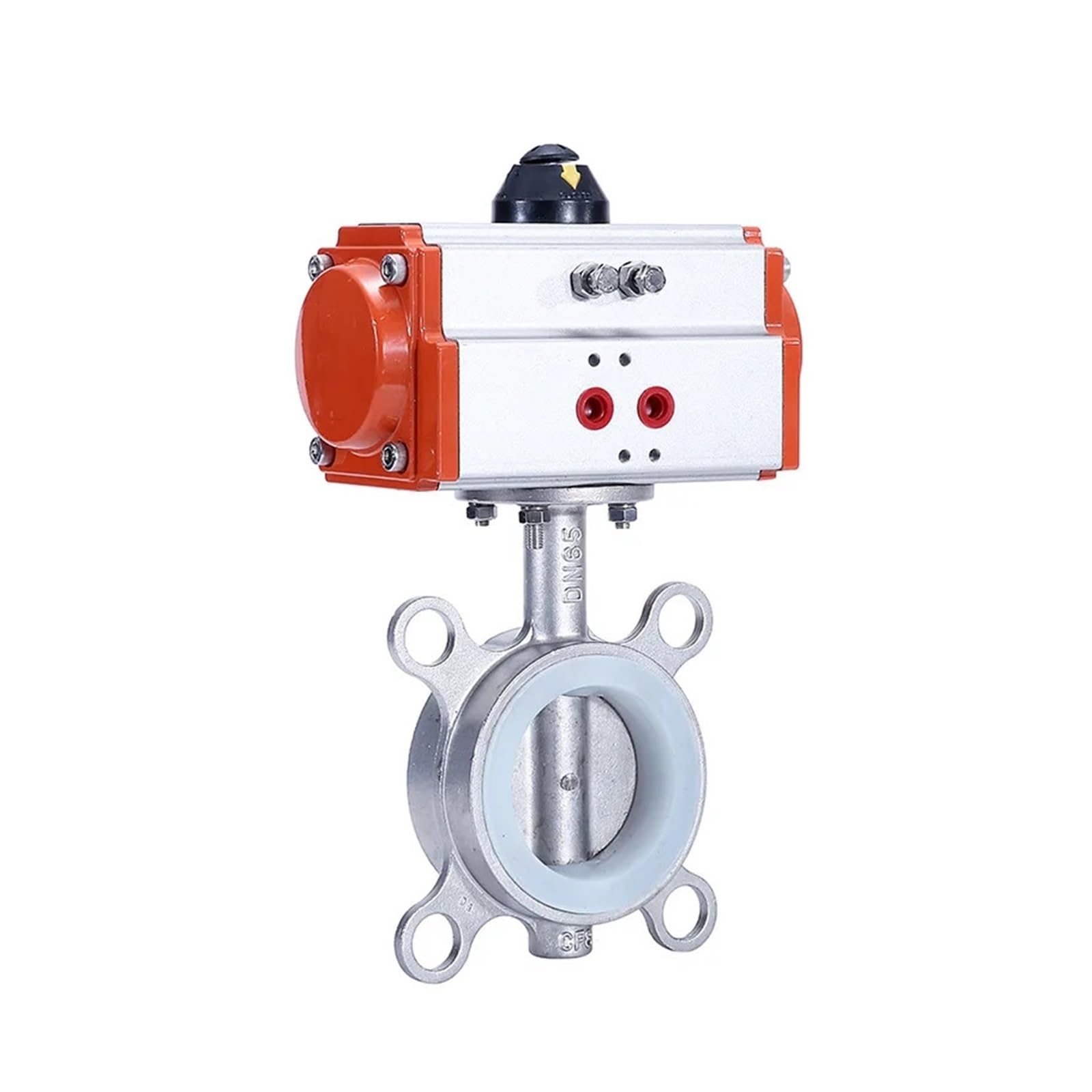 DN150 Pneumatic Butterfly Valve Wafer Type Pneumatic Valve