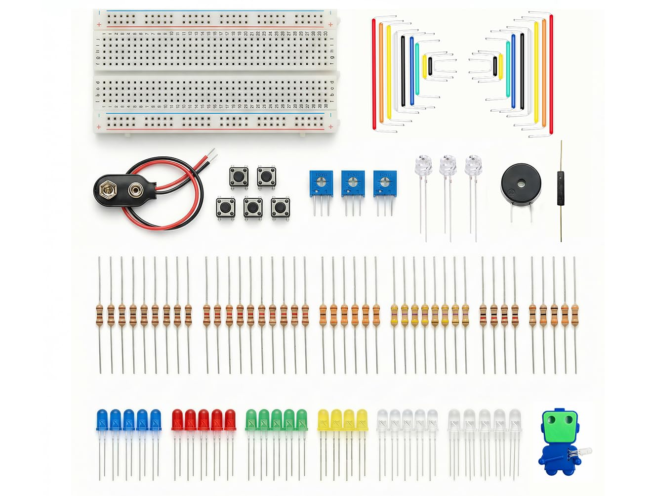 ELAB Laboratorio di Elettronica Volume 1 – Impara l'Elettronica Facilmente con Kit Didattico, Manuale Illustrato e Componenti Reali
