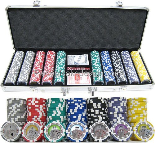 6" ~ Casino Poker Chip Case Birthday ~ Edible Cake/Cupcake Topper!!!
