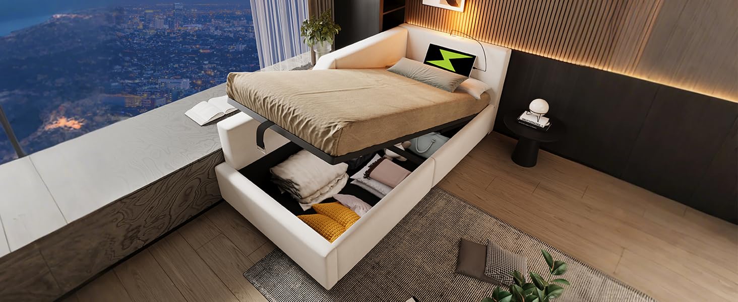 Sofá Cama de diseño clásico y Almacenamiento Inteligente - para hogares Modernos y familias