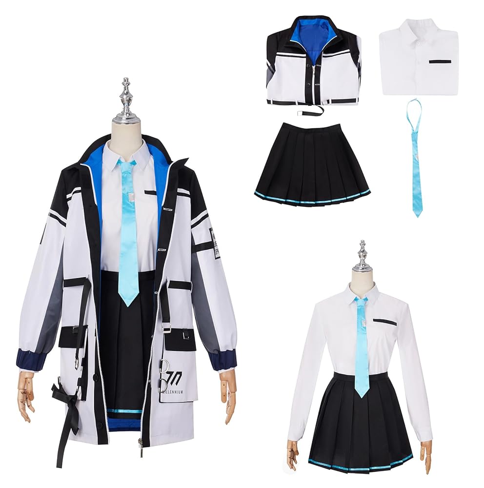 Amazon.co.jp: [AwwwCos] 天童アリス 衣装 戦闘服 コスプレ 制服