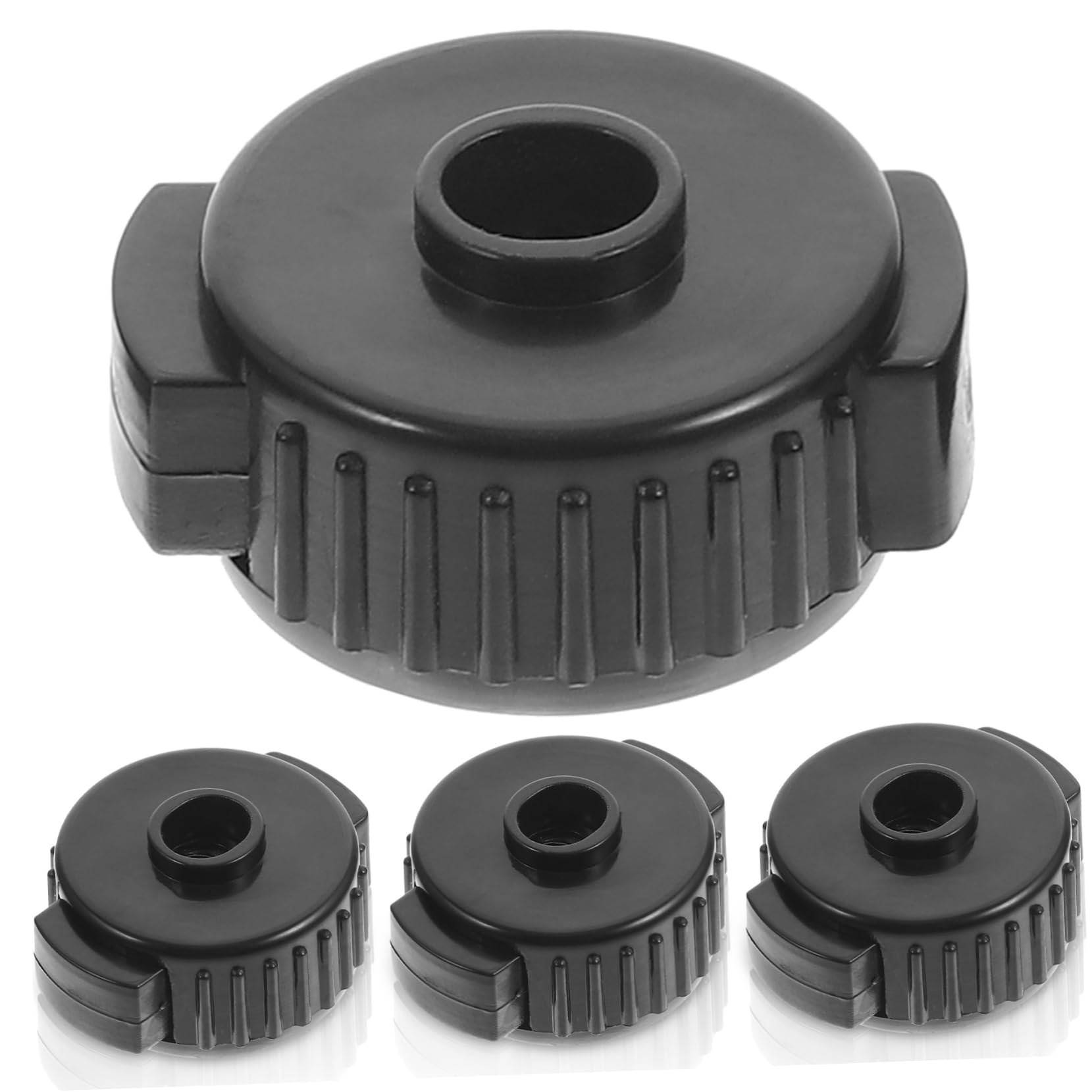 Levemolo Universal Drum Cymbal Nuts Set 4pcs Plastic Drum Cymbal Fixing Nuts Quick Release