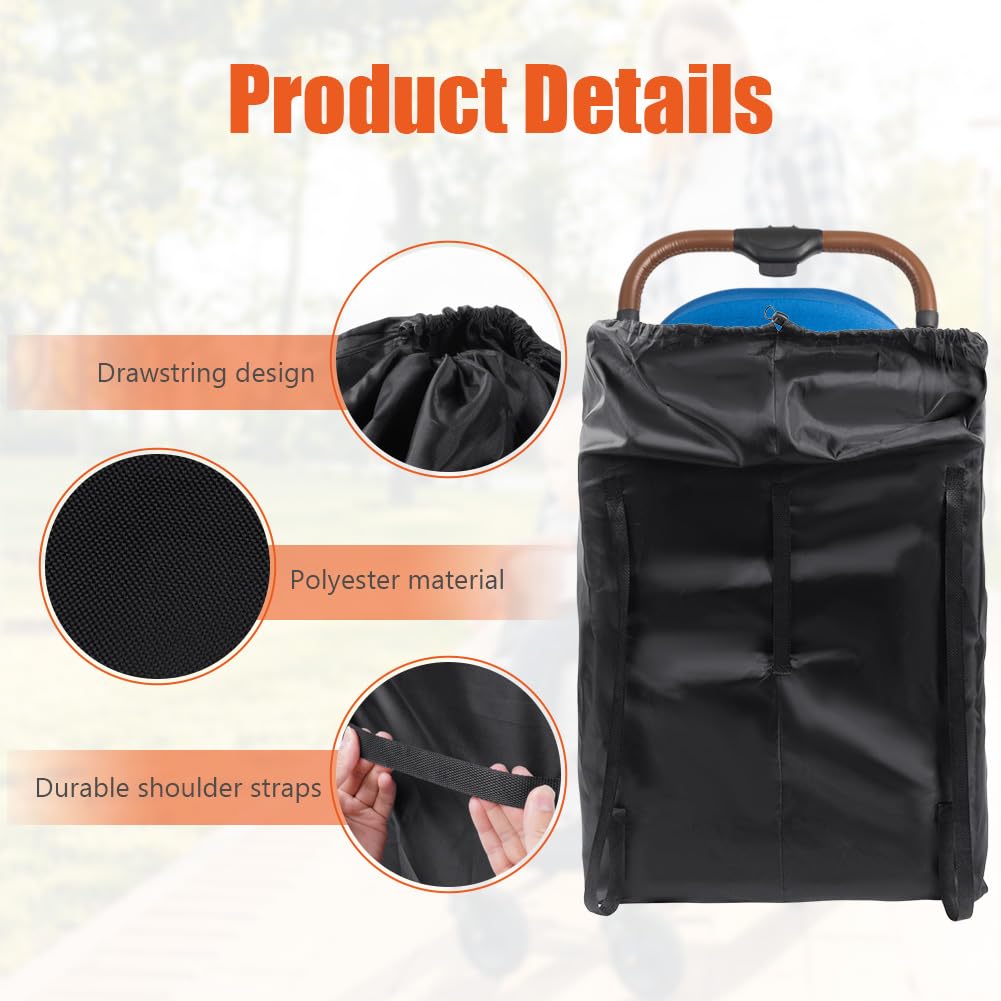 HOTUT 2 Bolsas de Viaje para Coche, 73 x 85cm Bolsa Protectora para Sillas de Coche, Bolsa de Transporte para Bebé y Avión