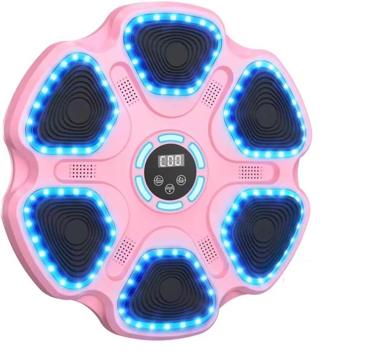 Entrenador de Boxeo Musical, Máquina de Boxeo de música interactiva Inteligente para niños y Adultos, 9 Modos de Velocidad, Almohadilla electrónica montada en la Pared para Fitness en el hogar