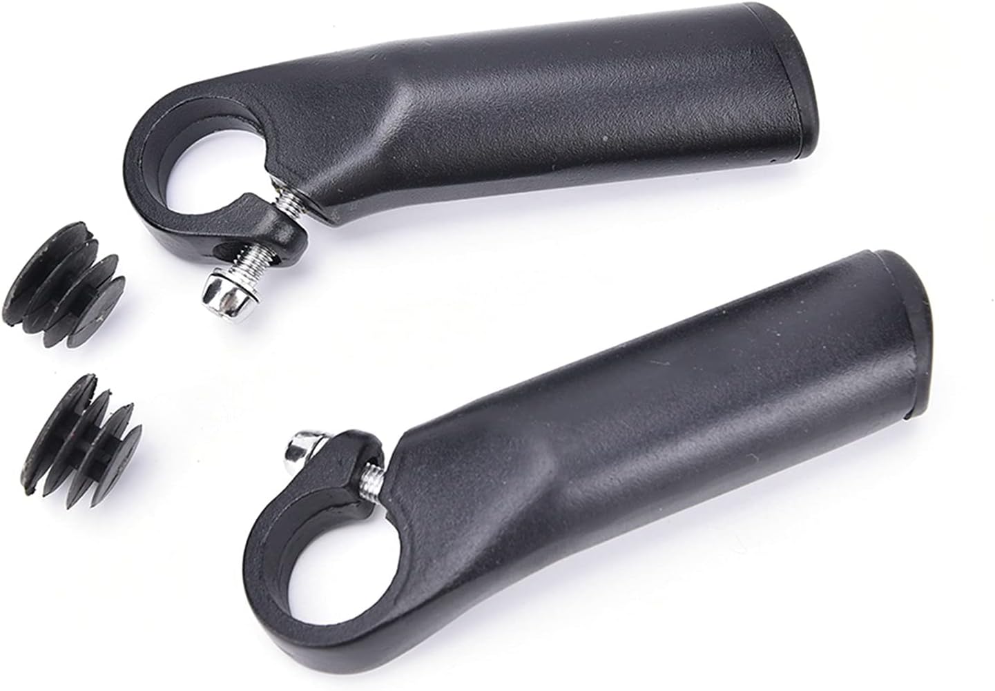 Cycling Bike Handlebar Tape Road Bike Foam Grip Bike Tape，Bike Handlebar Grips Bicycle Grips，Bike Cycle Handlebar Grips，Handlebar 2pcs Black Auxiliary Riding Horn Rest Handlebar Mountain Bicycle Handl