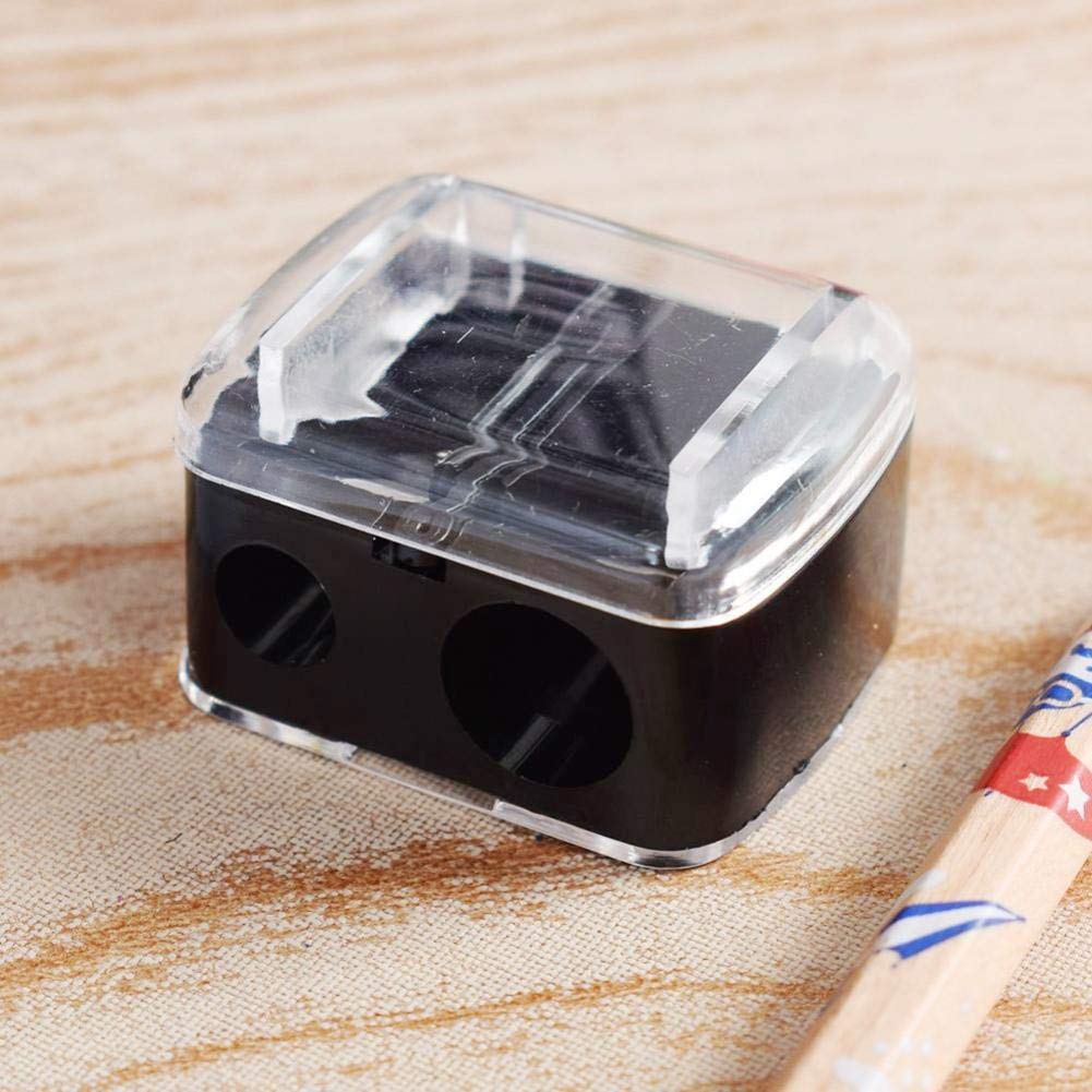 Lankater Temperamatite per Eyeliner del Sopracciglio di 2 Fori Doppio Temperino Eye Makeup Temperamatite