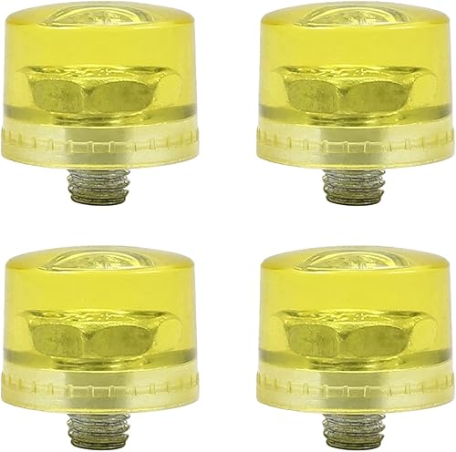 4 unids 0.98 pulgadas de diámetro martillo de mazo de repuesto de punta de cabeza de golpe 0.984 in de diámetro herramientas de cabeza de golpeo