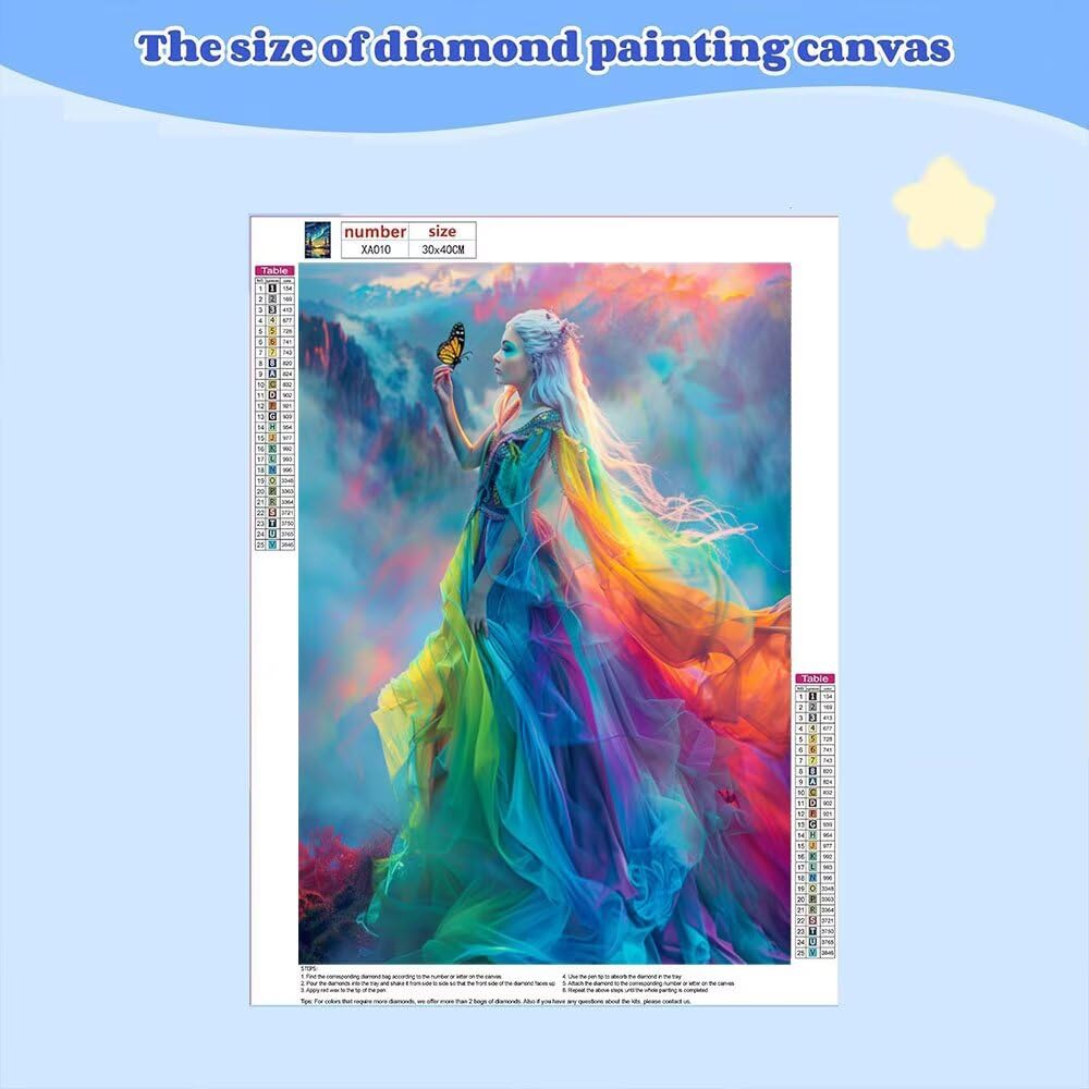 DIY diamentowe zestawy artystyczne dla dorosłych, długa spódnica kobieta 5D pełne wiercenie kwadratowy diamentowy obraz sztuka klejnotów, mozaika haft prezent do domu dekoracja ścienna salon pokój na