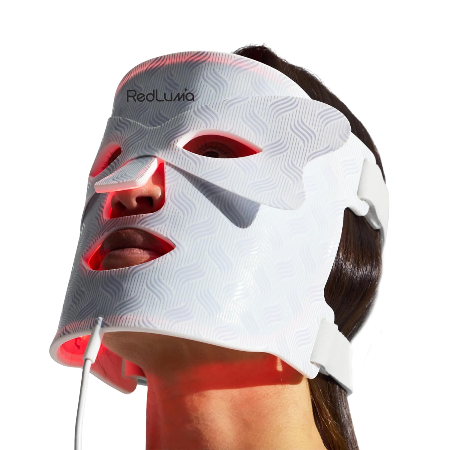 Red Light Therapy Mask for Face LED Face Mask Light Therapy with LEDs 4 Wavelengths Red Blue Orange