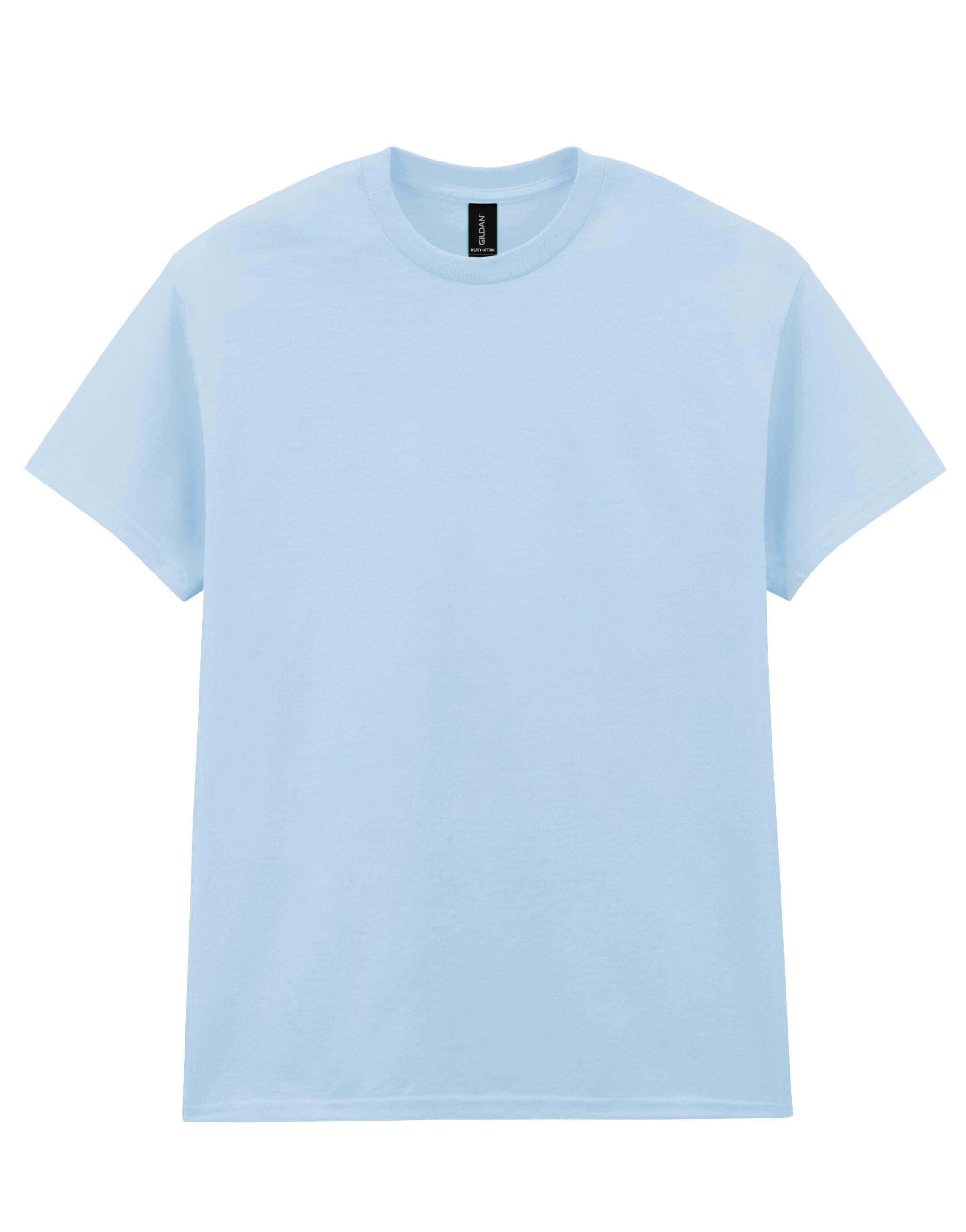 Gildan Heavy Cotton T-Shirt Herren Light Blue 5XL