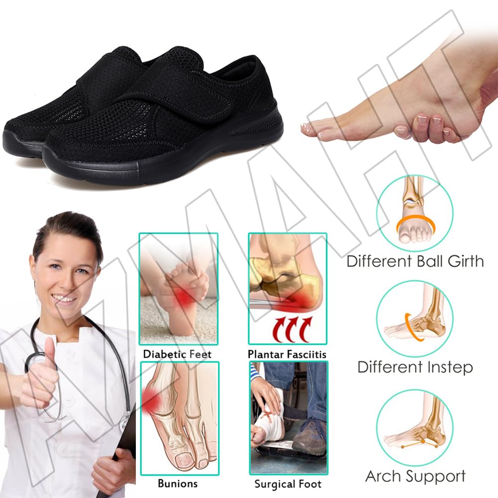 Scarpe Comode Anziani Sandali Larghi Comodi Scarpa Diabetica Donna Scarpe Anziani Donna Scarpe Elasticizzate Donna Piede Pianta Larga Donna