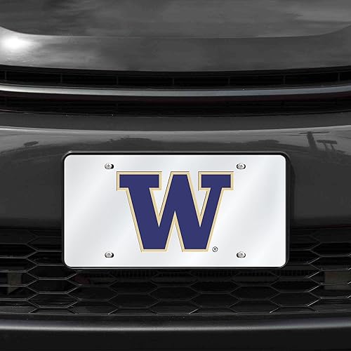 Miniatura 546 de Rico Industries Placa de matrícula de metal con incrustaciones láser de Florida Gators de la NCAA plateado,Alternativo,Negro -,Negro/Plata,Azul,azul