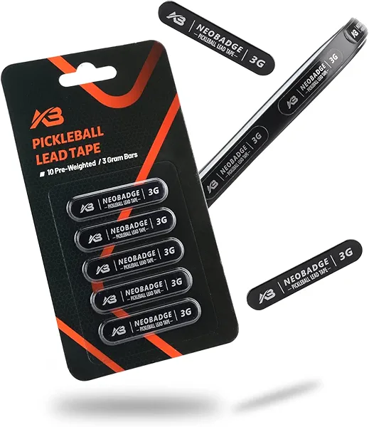 Neobadge Pickleball Lead Tape - Super High Adhesive Lead Tape - Designed Specifically for Pickleball Paddles - Building The Perfect Moment of Hitting a Ball can Make You a Better Player.