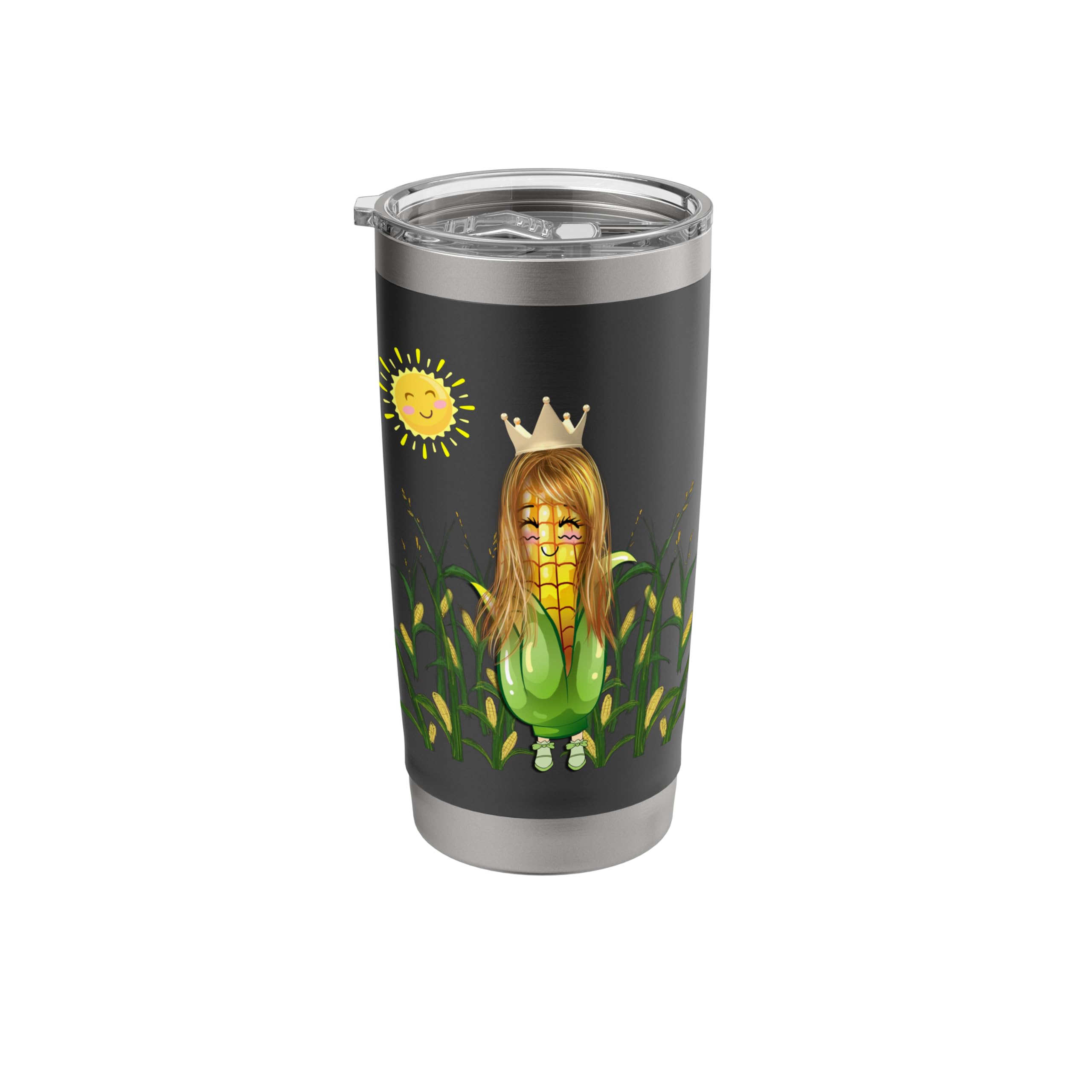 Funny Corn Gifts For Women Corn On The Cob Costume Farmer Stainless Steel Insulated Tumbler
