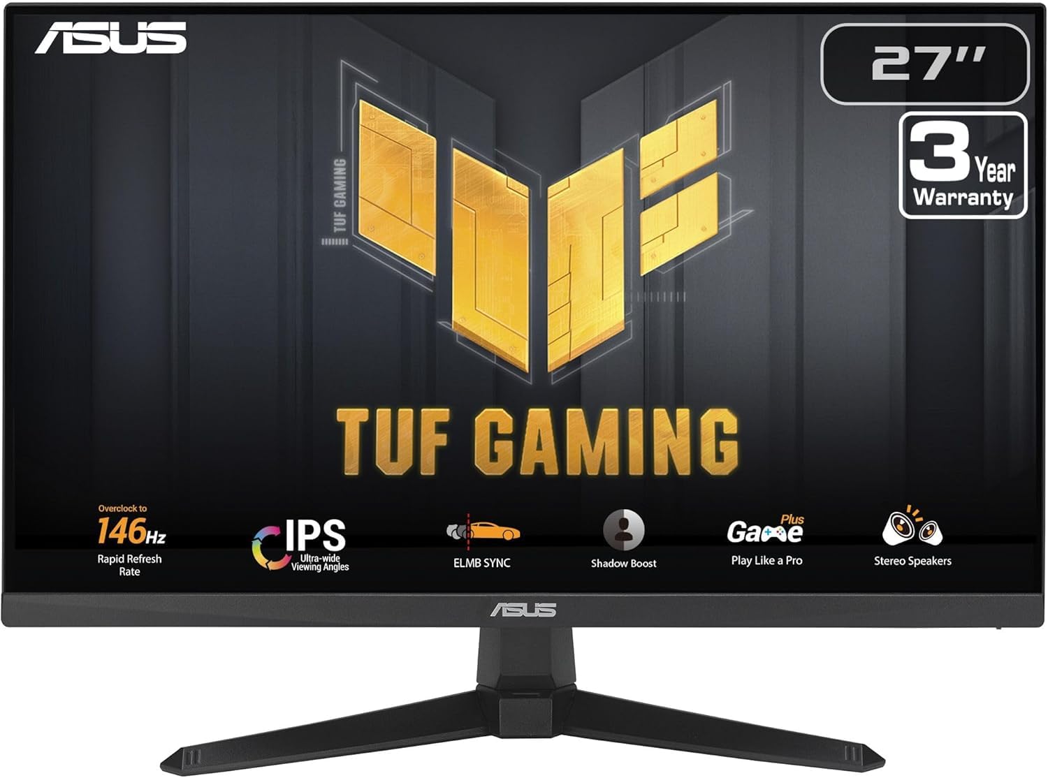 Asus Tuf Gaming Vg279qe5a, GaminG-Monitor - (68.6 Cm (27 Zoll), Schwarz, Fullhd, Ips, AdaptivE-Sync, ElmB-Synchronisation, 146hz Panel) [energieklass