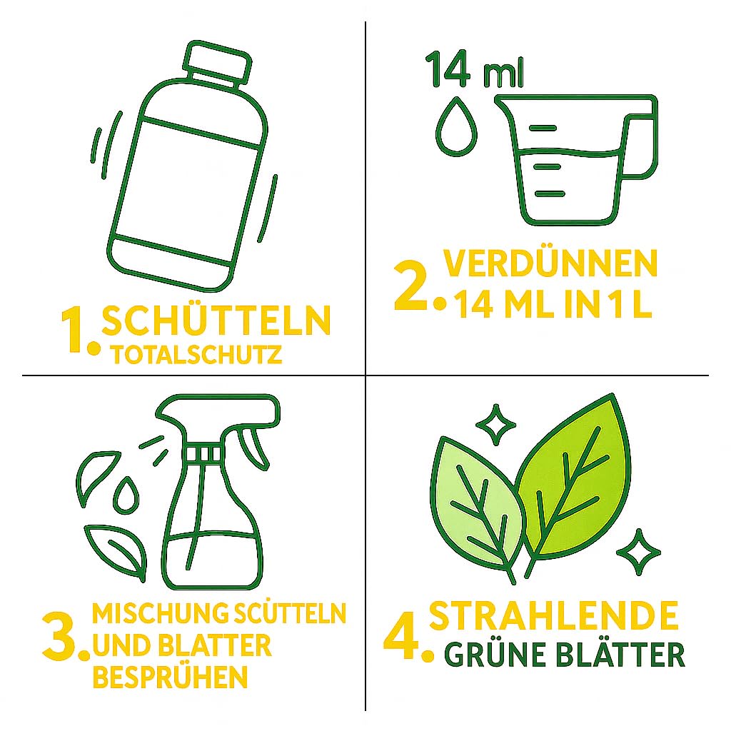 FERTIBONO Neemöl & Kaliseife 1L | Natürliche Pflege für Garten & Gemüse | Hält Blätter sauber & fördert Vitalität | Ohne Chemie