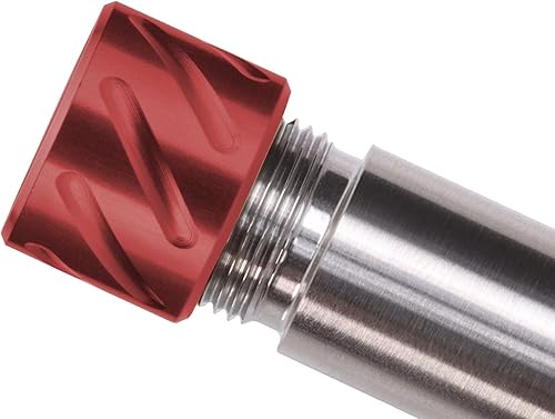 Miniatura 2 de NDZ Performance Protector de rosca de barril de 12x28 pulgadas de aluminio anodizado y acero inoxidable Cerakote o PVD con junta tórica, fabricado