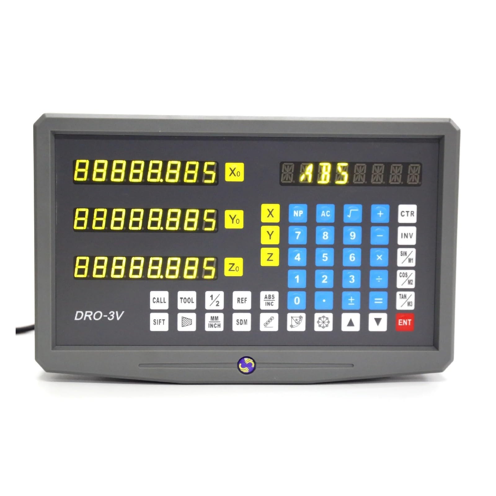 EDEDE Codeur linéaire, Affichage numérique à 3 Axes for fraiseuse, Tour, Compteur, Moniteur, indicateur à 3 Axes
