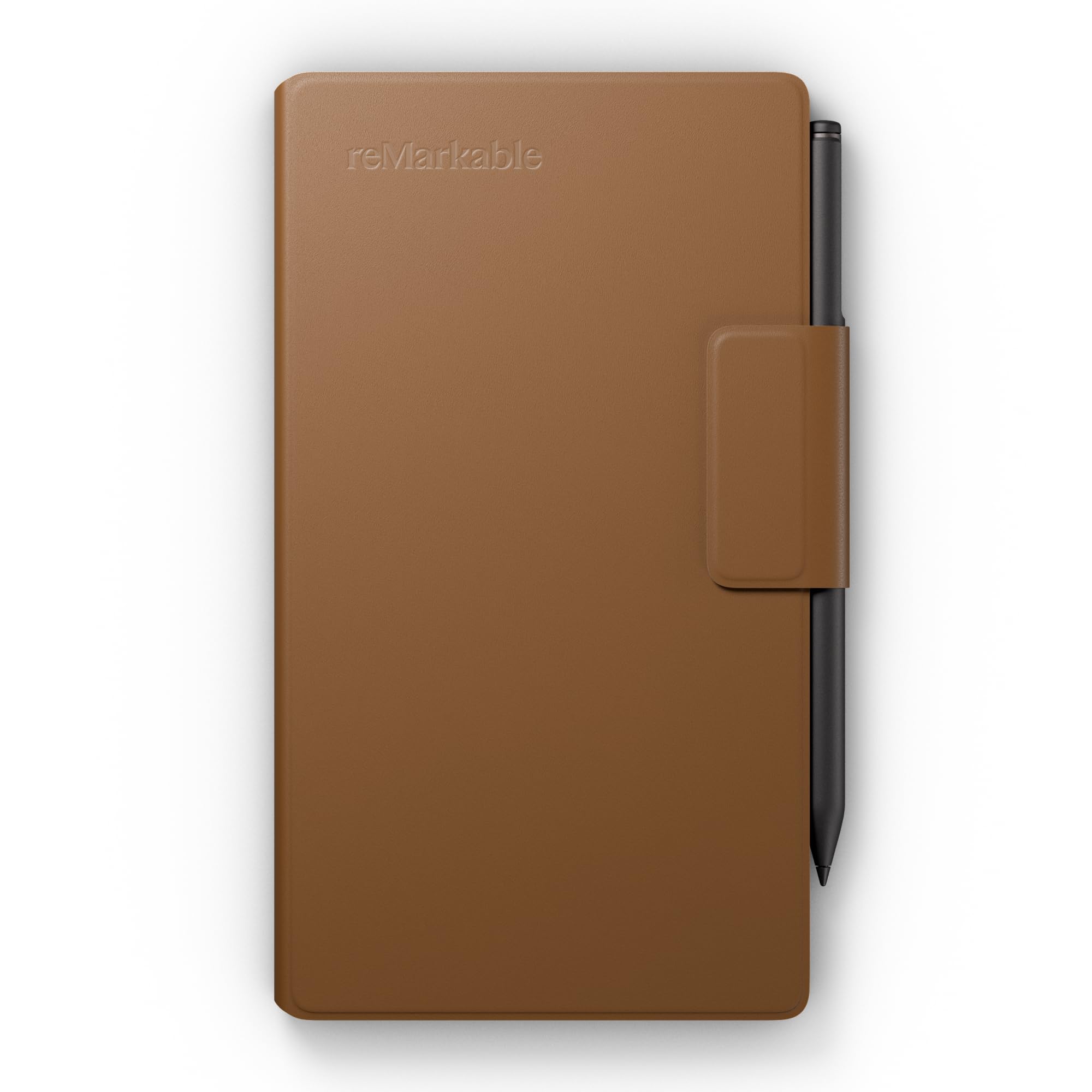 Remarkable Paper Pro Move - Brown Leather Book Folio for Your 7.3
