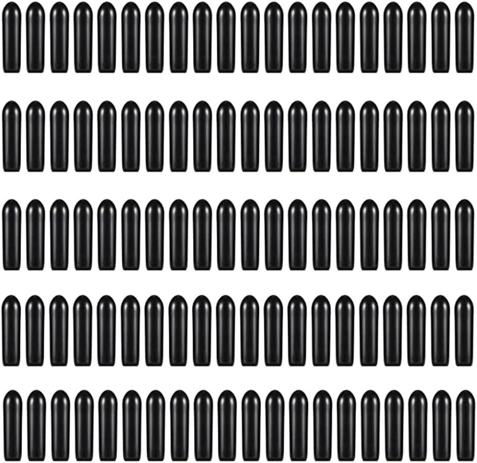 hejhncii 100 Pieces Pet Prong Collar Covers Dog Pinch Training Collar Tips Comfort Rubber Tips to Protect Neck 4 Sizes Prong Collar Covers for Dogs image 2