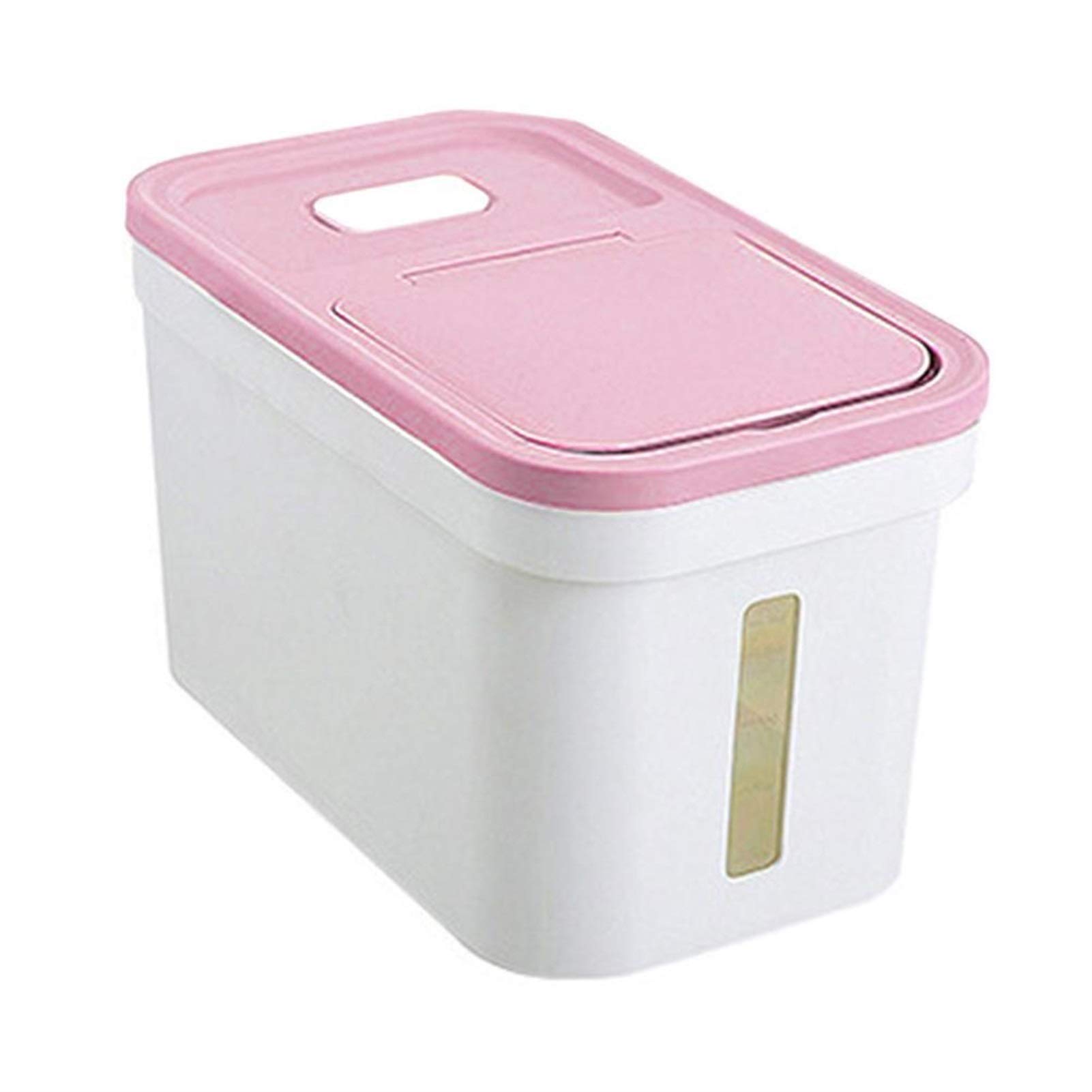 Boîte de Rangement de Riz 20 kg - Réservoir de Stockage Grande Capacité - Scellé à l'Humidité pour Riz et Farine - Usage Ménager