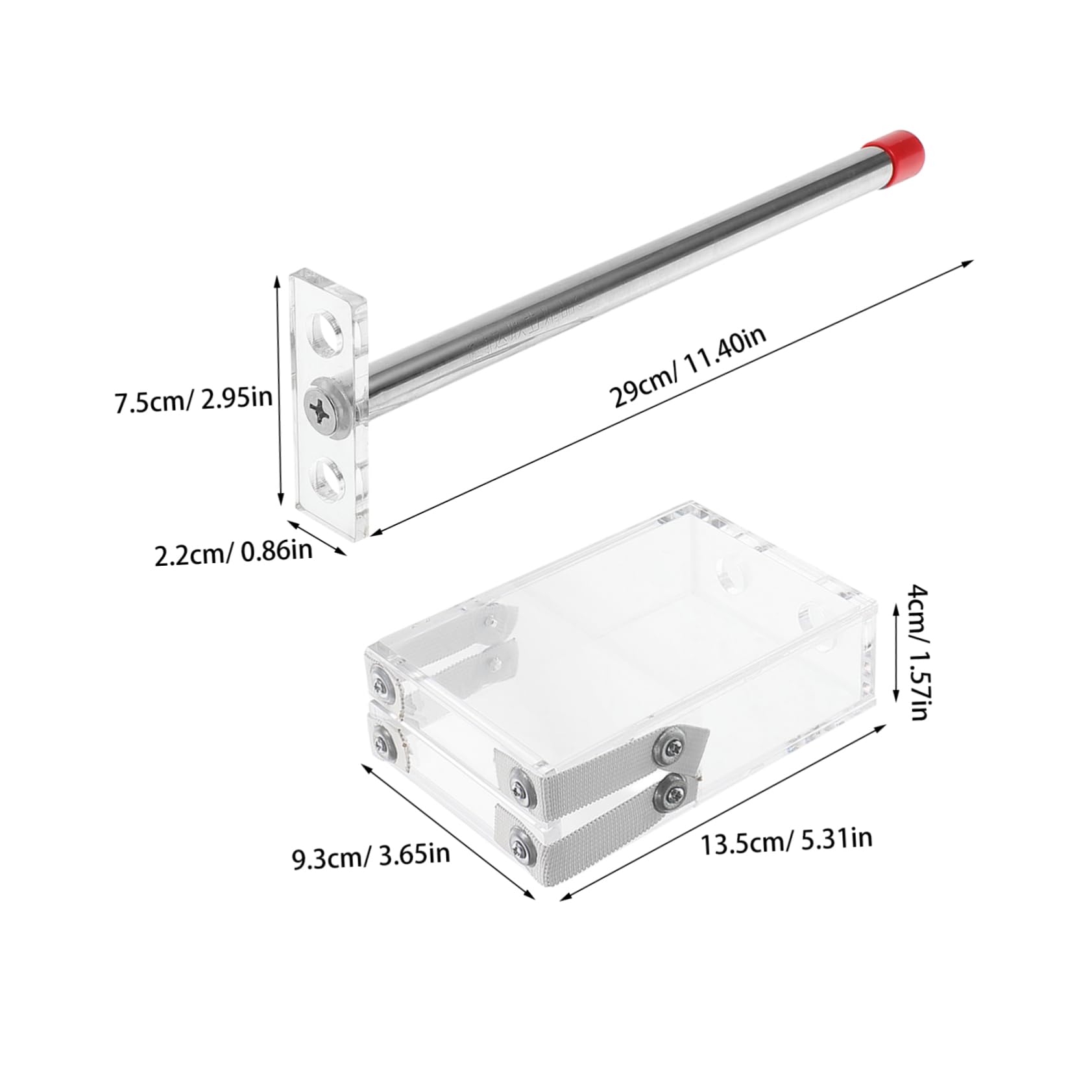 GRIRIW 1 Set Rice Brick Bag Packaging Mold with Bag Holding Rod Production Tool Reusable Holder