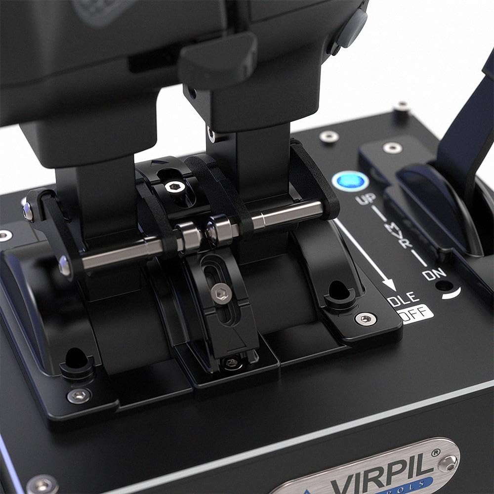 VIRPIL Controls CDT-VMAX Throttle Zweimotoriger Gashebel Flugsimulator-Steuerungssystem PC
